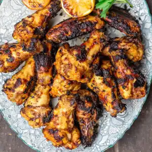 Chicken wings with cumin, lemon & garlic
