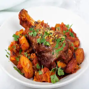 Vietnamese lamb shanks with sweet potatoes