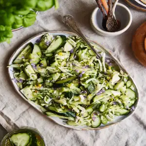 Cucumber & fennel salad