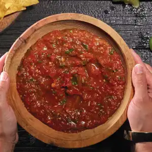 Smoky tomato pepper salsa