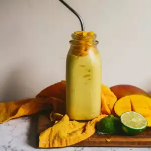 Creamy mango smoothie