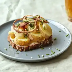 Open-faced Sandwich With Potato
