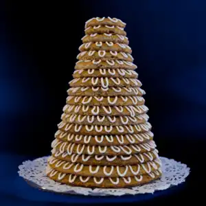 Authentic Norwegian Kransekake
